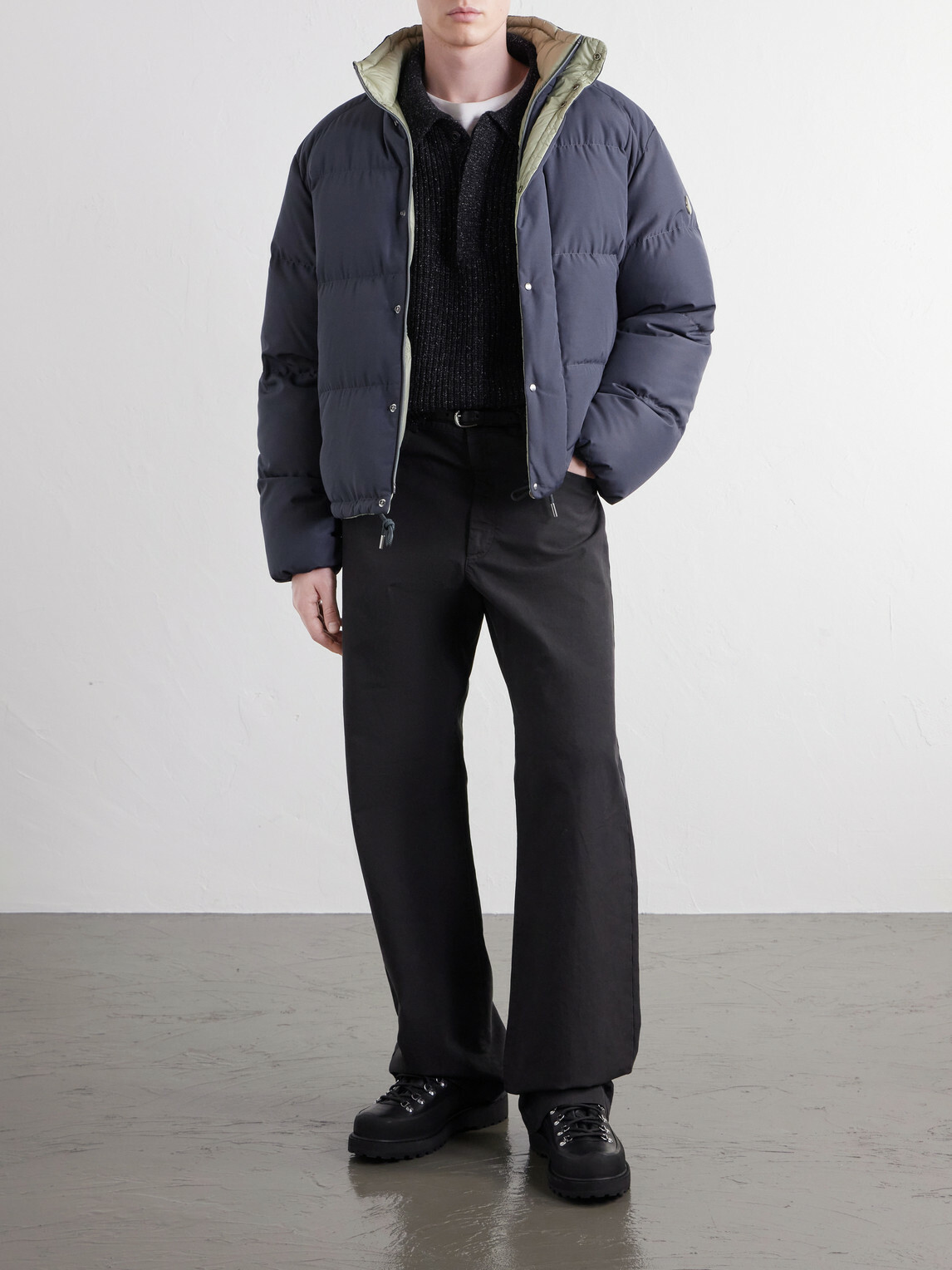 Moncler - Verone Quilted Shell Down Jacket - Blue