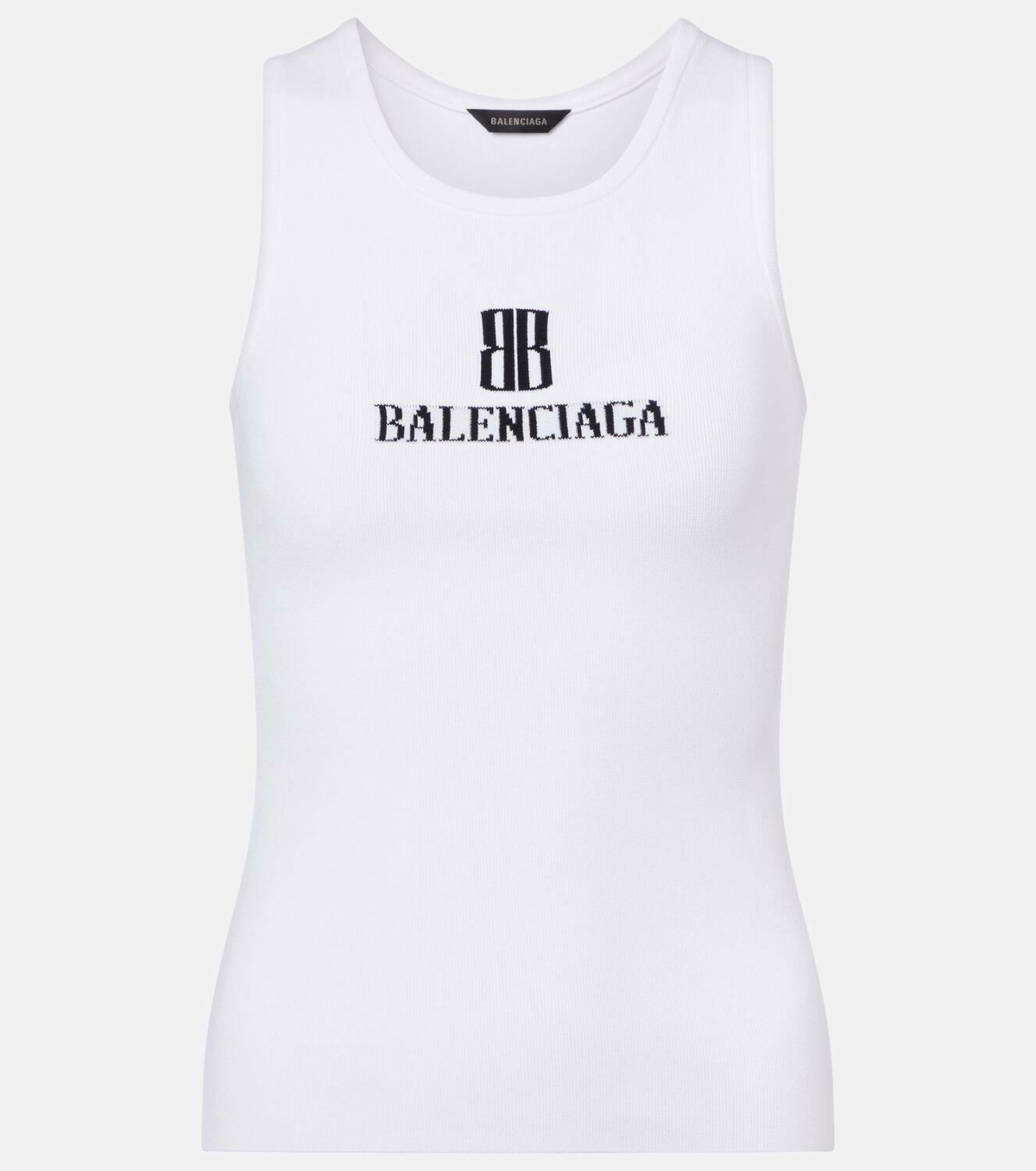 Balenciaga Nano BB knitted tank top
