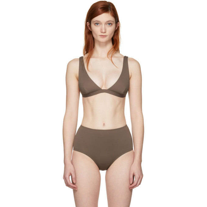 Photo: Her Line Brown Audrey Bikini Top