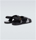 Saint Laurent Mojave leather sandals