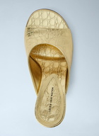 Dries Van Noten Sculpted Leather Mules
