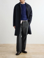 Barena - Straight-Leg Cotton-Satin Trousers - Gray
