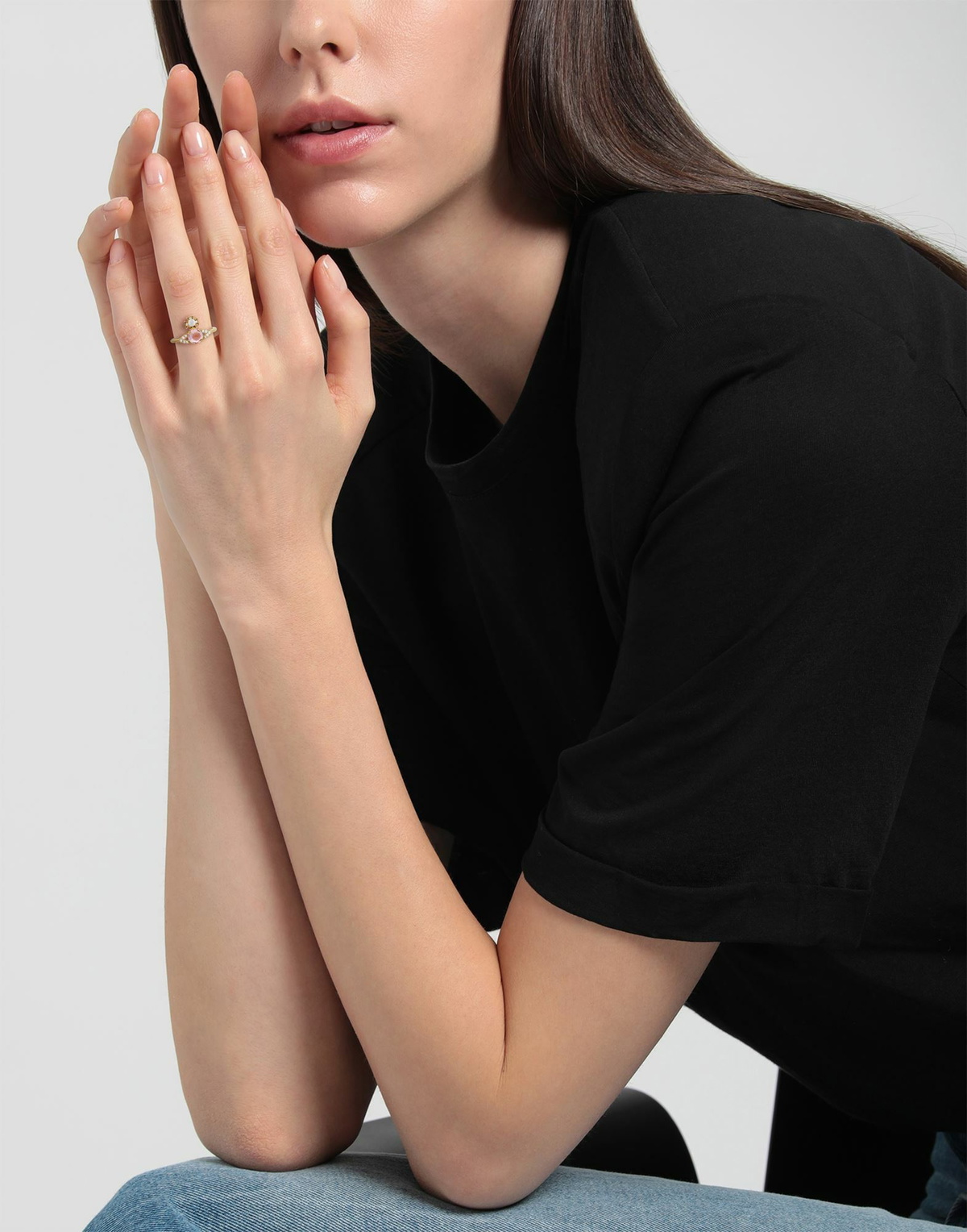 Vivienne Westwood Ondina Ring (925) Womens Ring in Gold