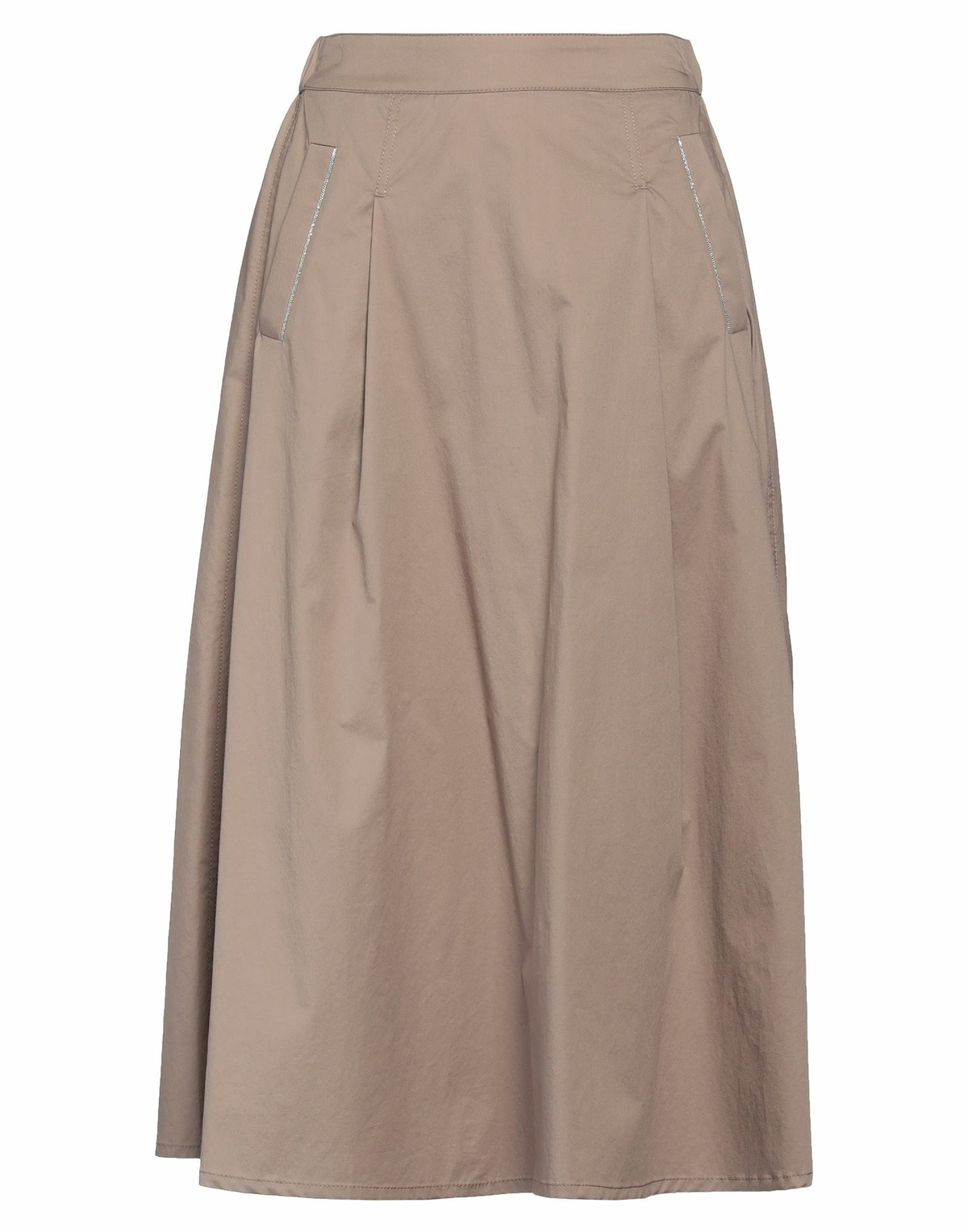 Peserico Womens Midi skirt Khaki
