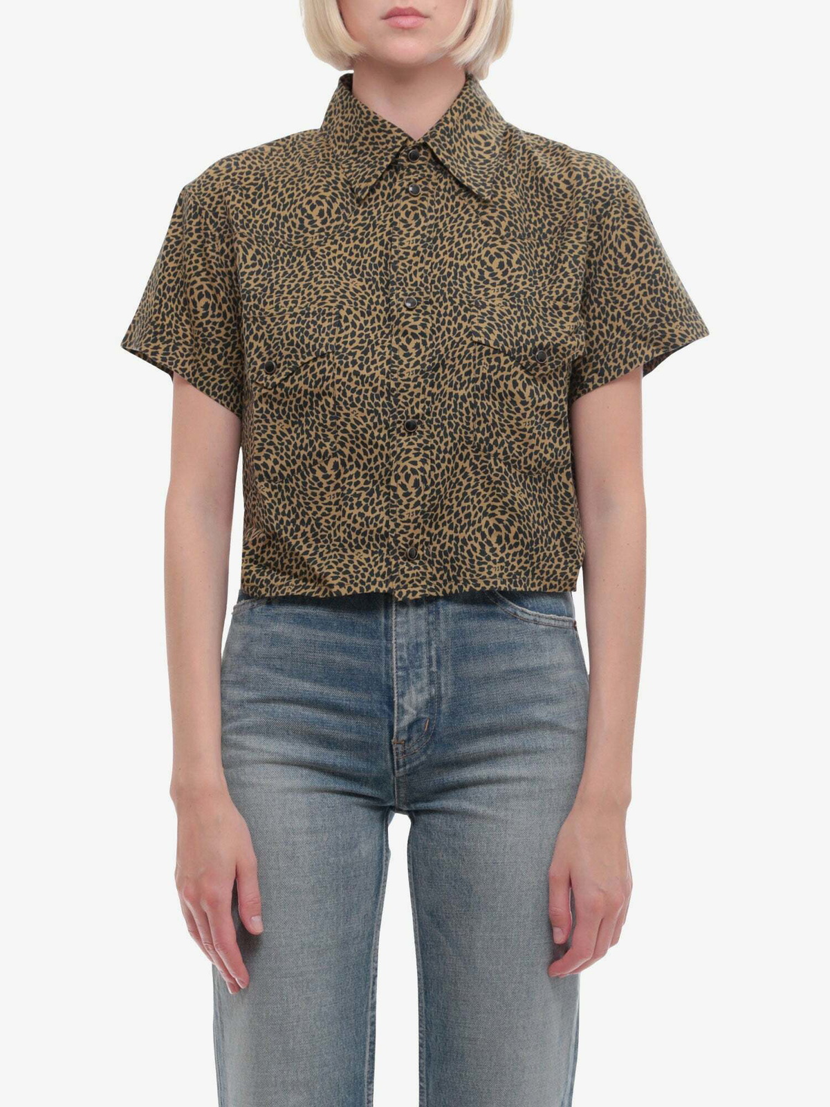 Saint Laurent Women's Boyfriend Fit Shirt Black