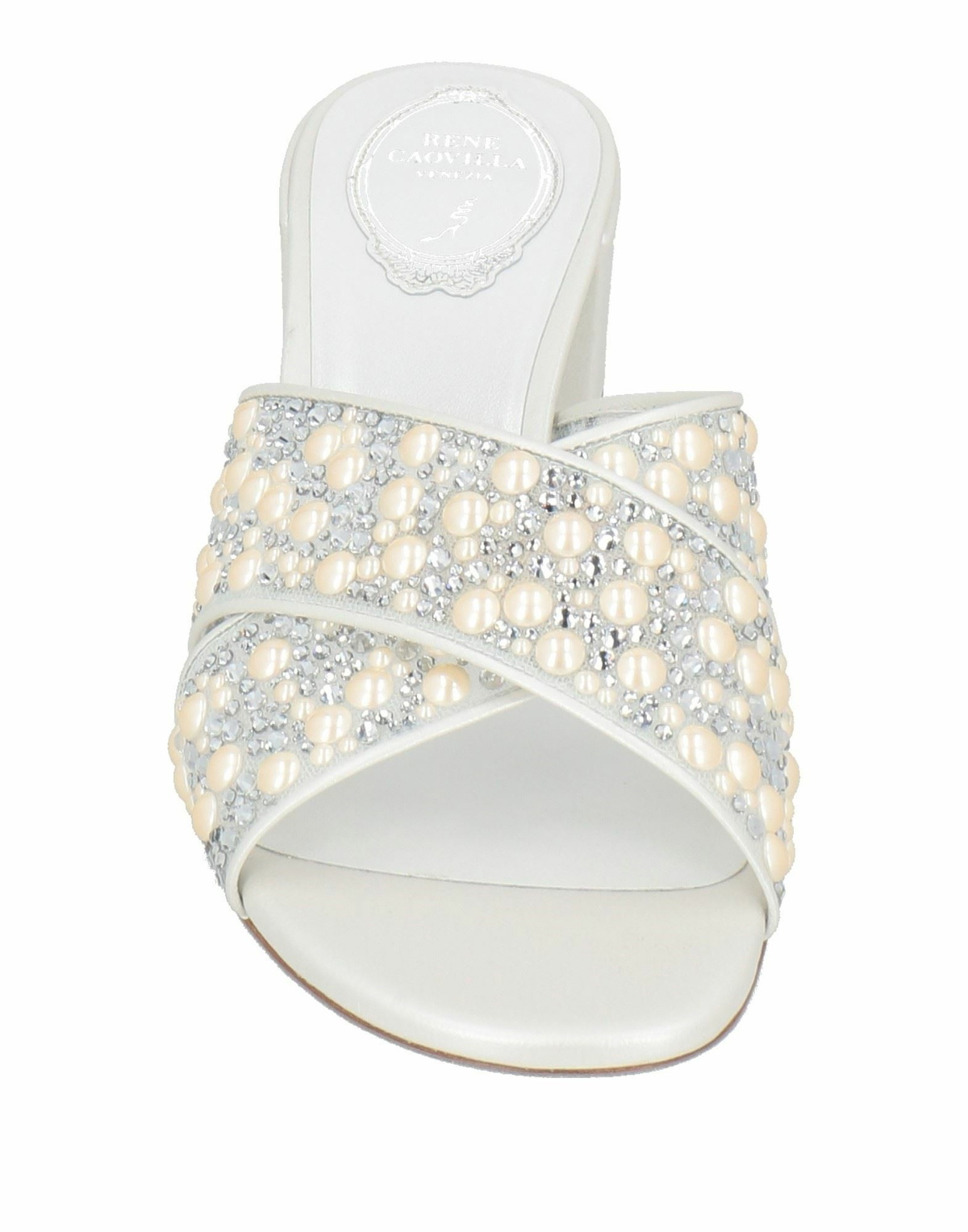 Rene' Caovilla Womens Sandals in White