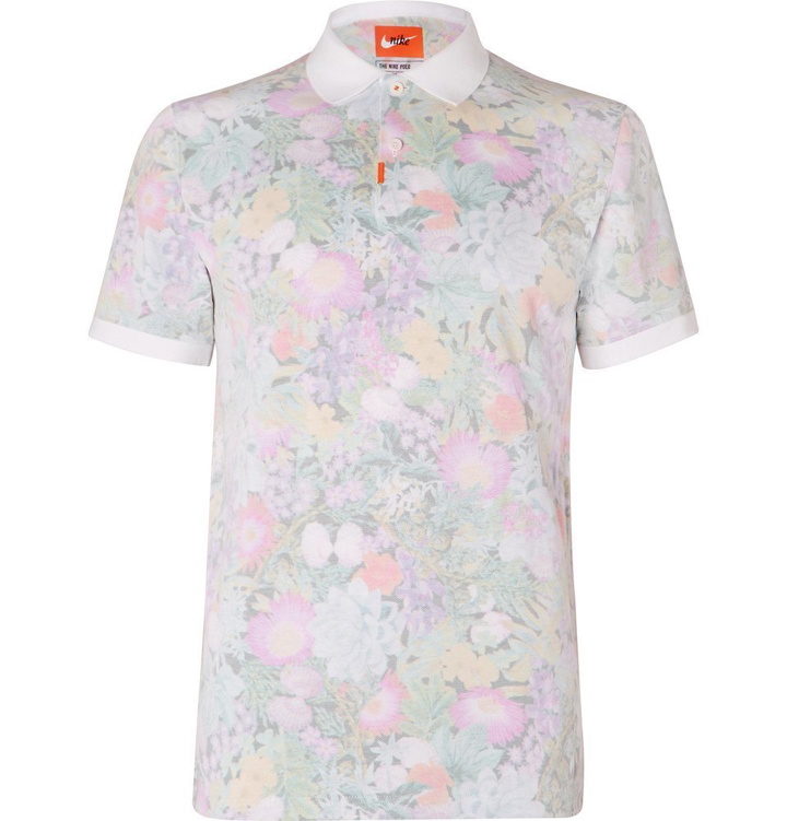 Photo: Nike Golf - Floral-Print Dri-FIT Cotton-Blend Piqué Golf Polo Shirt - Pink