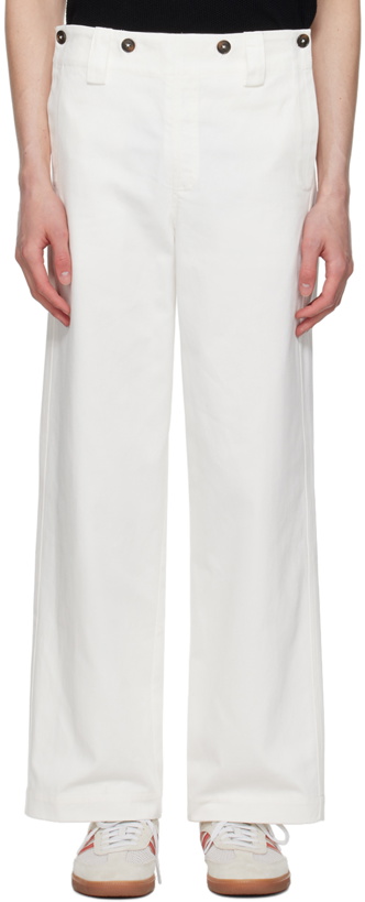 Photo: COMMAS White Fall Front Trousers