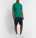 Incotex - Ice Cotton-Jersey Polo Shirt - Green