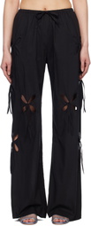 J.Kim Black Chilla Undershort Lounge Pants