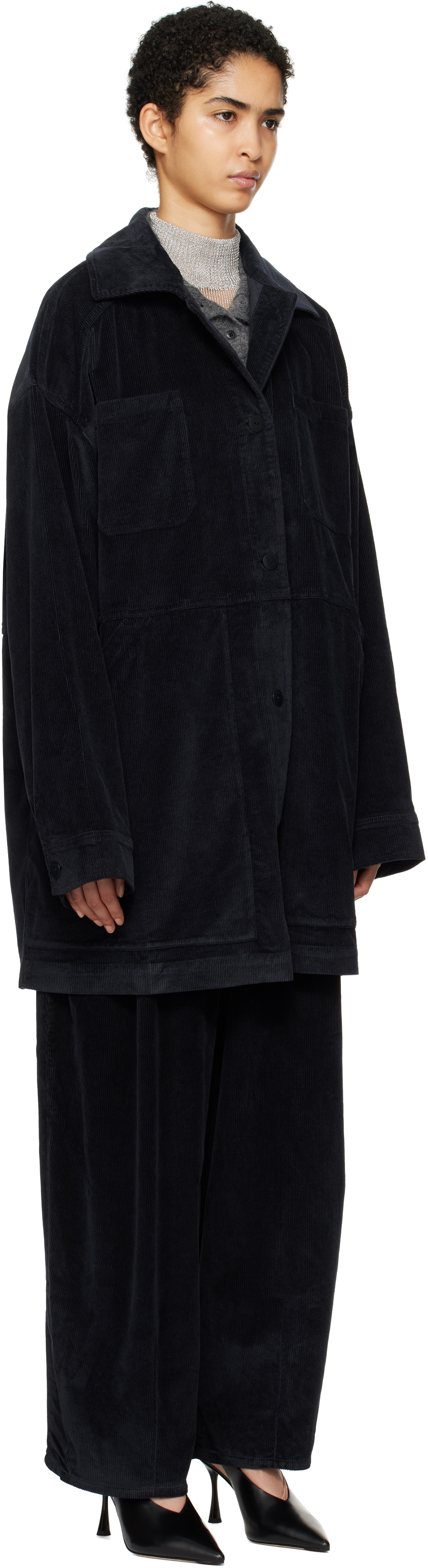 Cordera Navy Corduroy Jacket