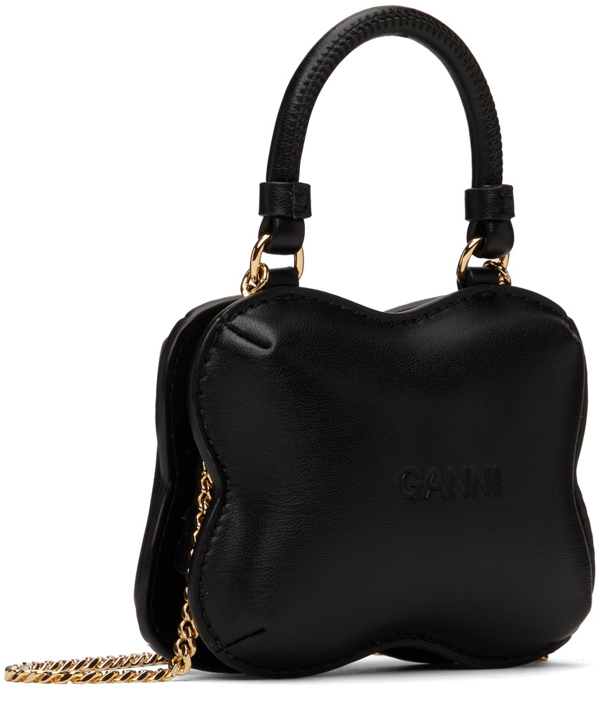 最終セール！新品【GANNI】ブラック BUTTERFLY TOP HANDLE Black Black Small Butterfly Top Handle Bag | GANNI US
