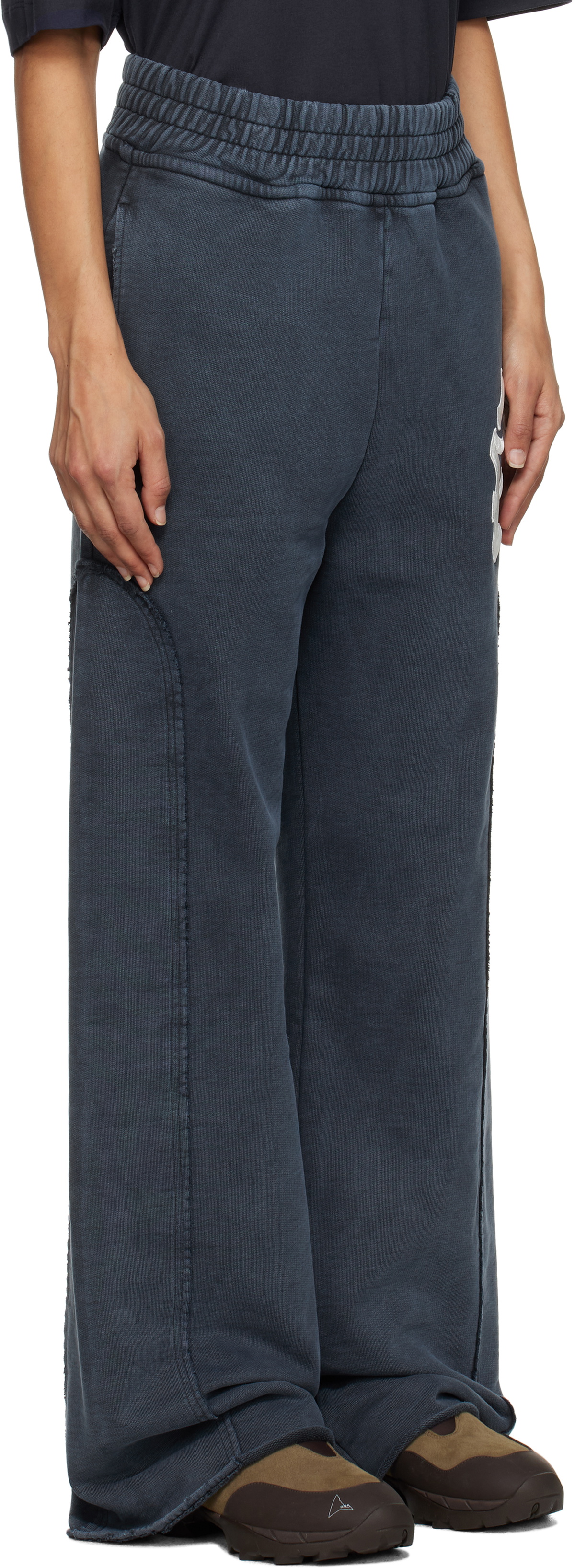 Études Navy 'The City' Loose Sweatpants