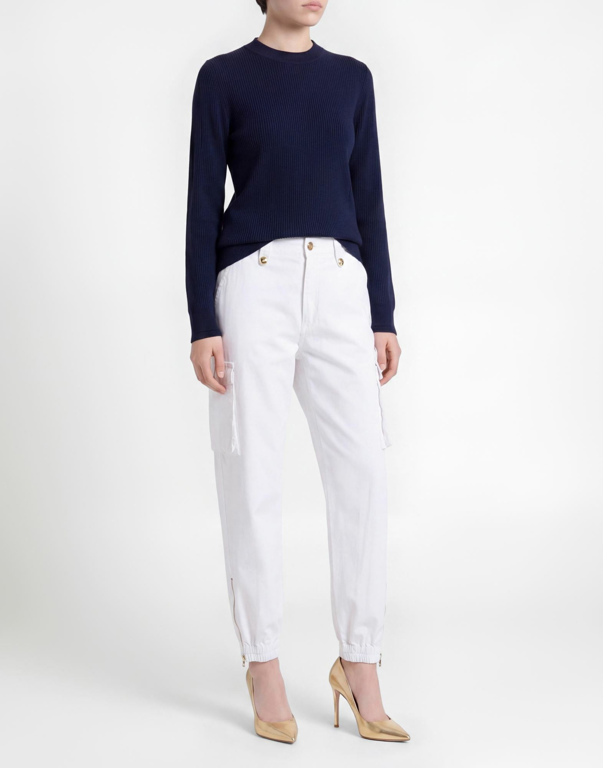 Ermanno Scervino Womens Pants in White