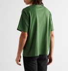 Moncler Genius - 1 JW Anderson Logo-Appliquéd Cotton-Jersey T-Shirt - Green