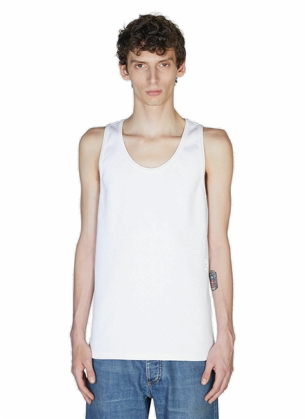 Photo: Ribbed Tank Top in White