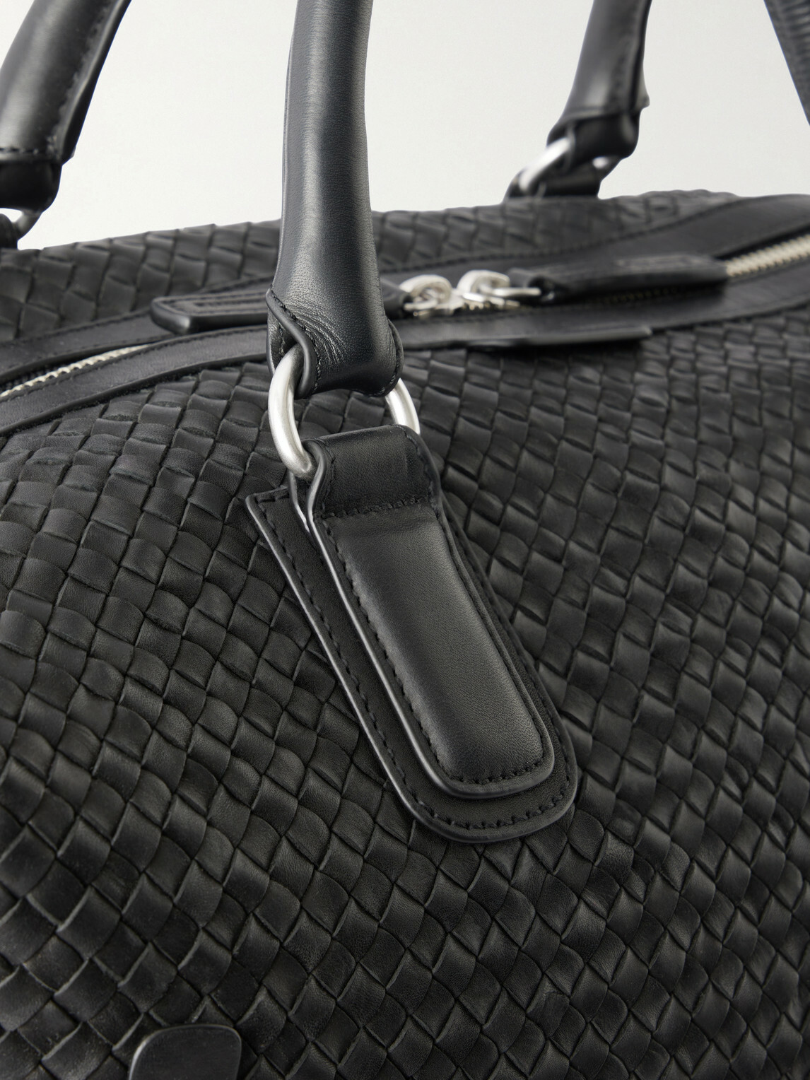 Officine Creative - Woven Leather Weekend Bag