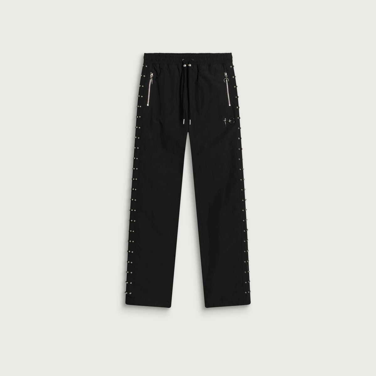 Thug Club Men's Triple Line Stud Track Pants in Black