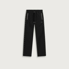 Thug Club Men's Triple Line Stud Track Pants in Black