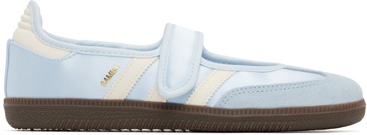 Photo: adidas Originals Blue Samba Jane Sneakers