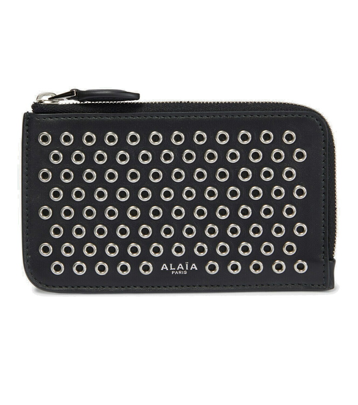 Photo: Alaïa Studded leather card holder