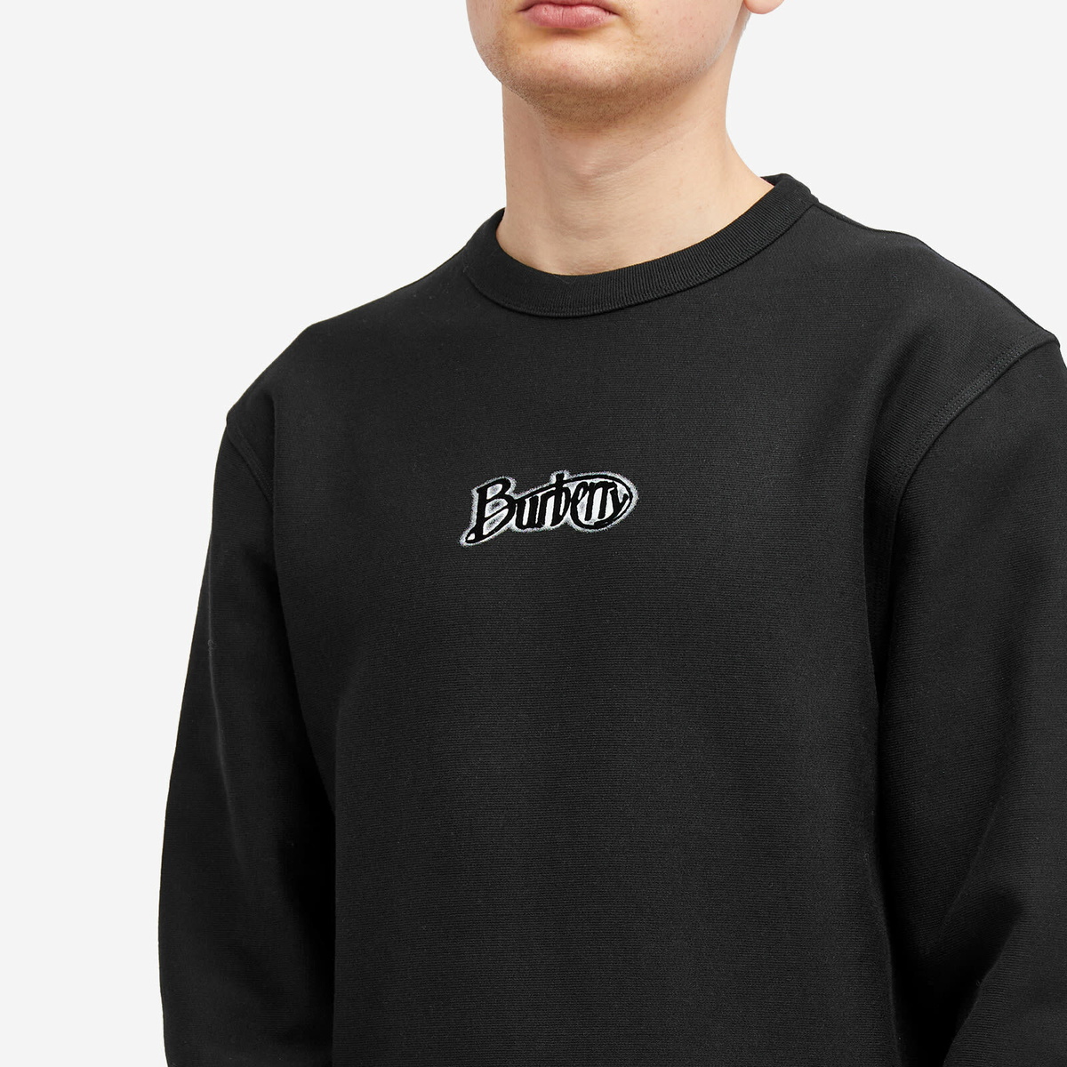 Burberry Men s Archive Logo Sweatshirt in Coal