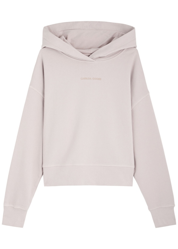 Photo: Canada Goose Muskoka Hooded Cotton Sweatshirt Light Pink