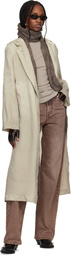 OUR LEGACY Gray Capital Trench Coat