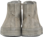 Ann Demeulemeester Gray Orvo High-Top Sneakers