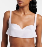 Prada Silk crêpe de chine bra top