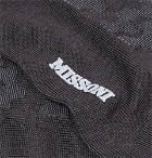 Missoni - Crochet-Knit Cotton-Blend Socks - Men - Gray
