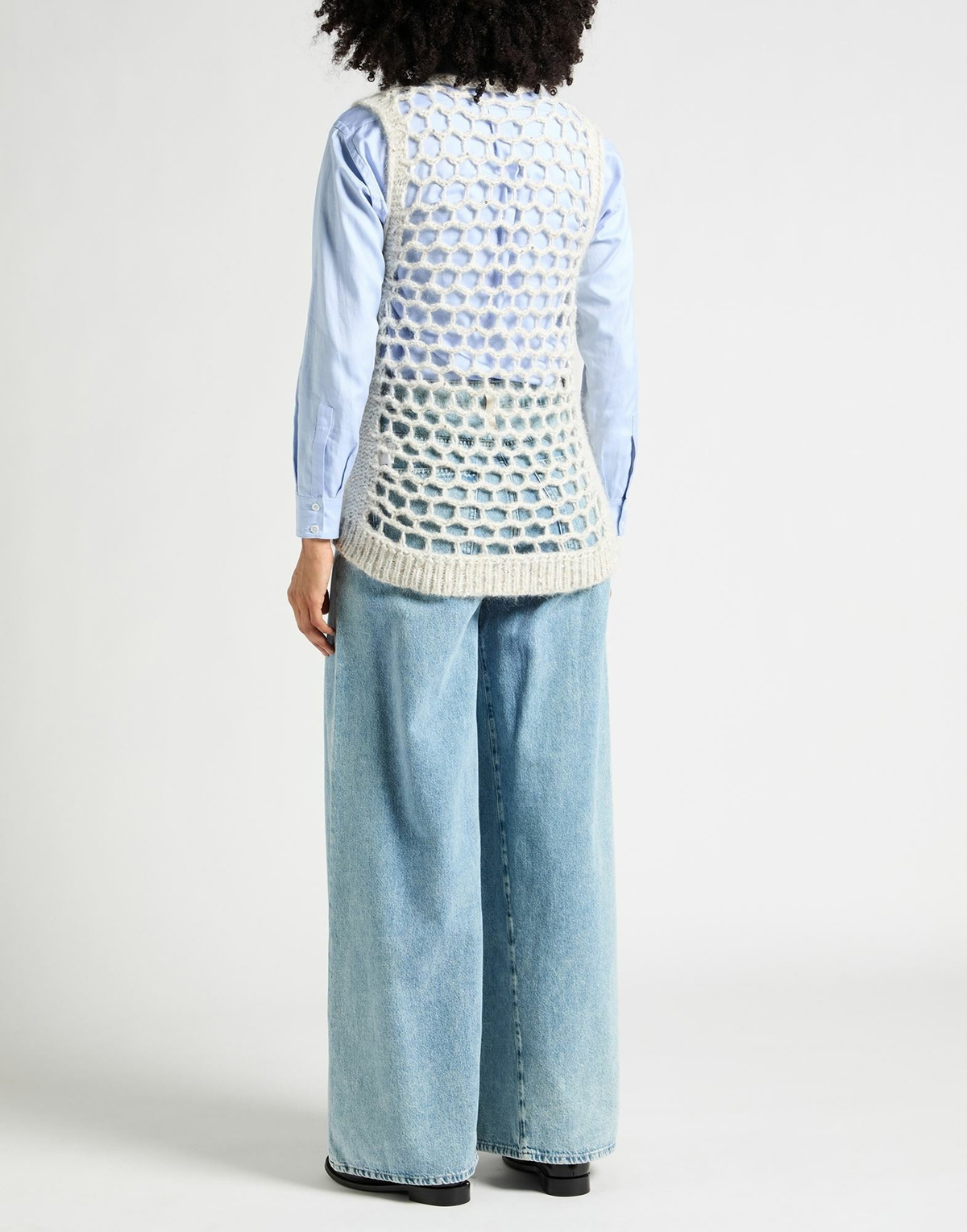 Peserico Womens Sweater in Off white