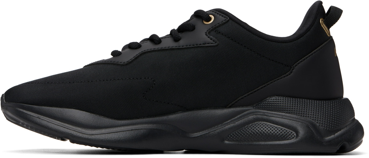 Hugo Black Logo Stamp Sneakers