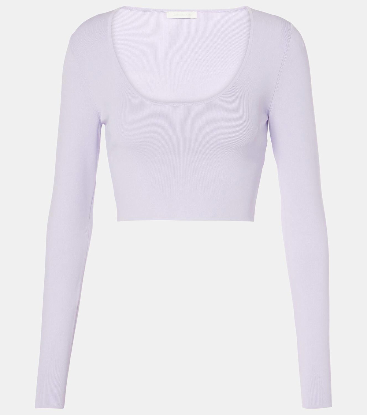 【Zimmermann】Acacia Knit Scoop ribbed-knit crop top Zimmermann Acacia Knit Scoop ribbed-knit crop top Zimmermann