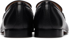 Valentino Garavani Black VLogo Signature Kidskin Loafers
