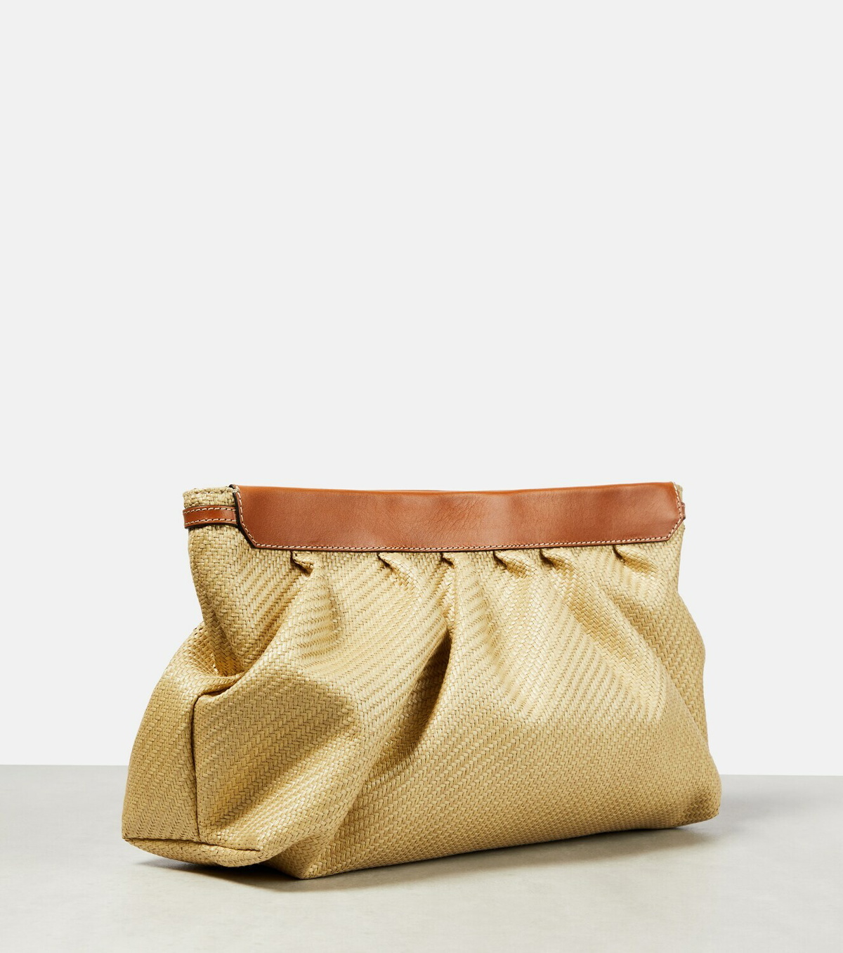 Isabel Marant - Luz raffia-effect clutch Isabel Marant