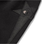 Rick Owens - Champion Logo-Embroidered Cotton-Blend Jersey Zip-Up Hoodie - Black