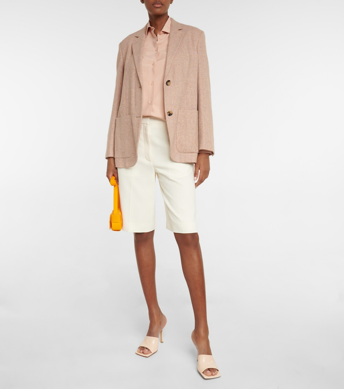 Loro Piana - Bitsy cashmere tweed blazer
