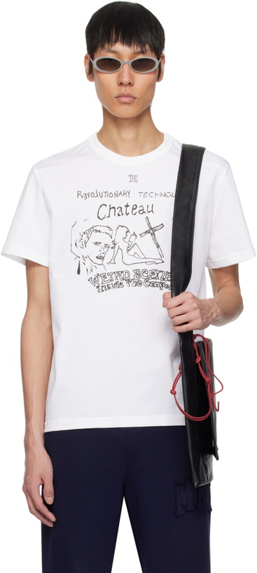 Photo: MISBHV White 'Weird Scenes' Small T-shirt