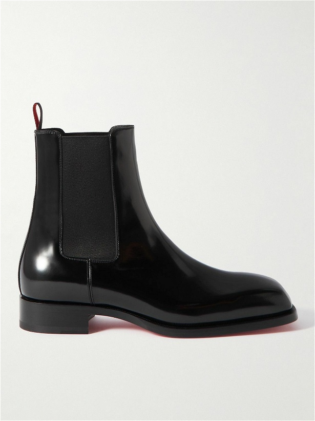 Photo: Christian Louboutin - Amiralo Leather Chelsea Boots - Black