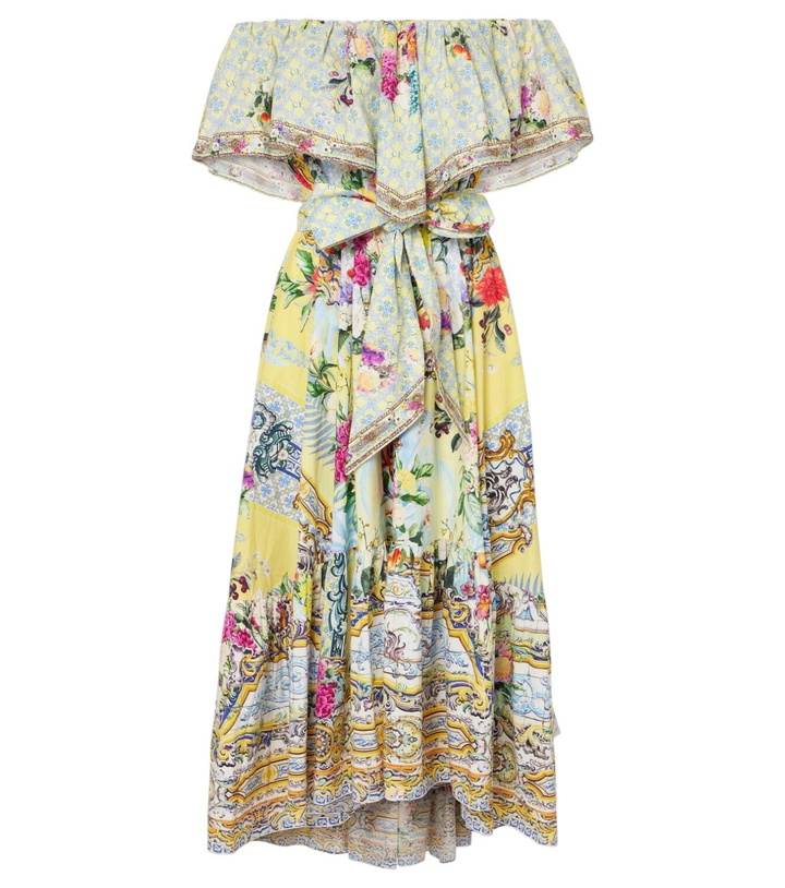 Photo: Camilla Flor Fantástica floral cotton maxi dress