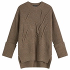 Undercover Women's Oversized Knitted Jumper in Brown