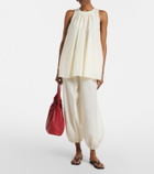 Loulou de Saison Almaya cotton and silk balloon pants