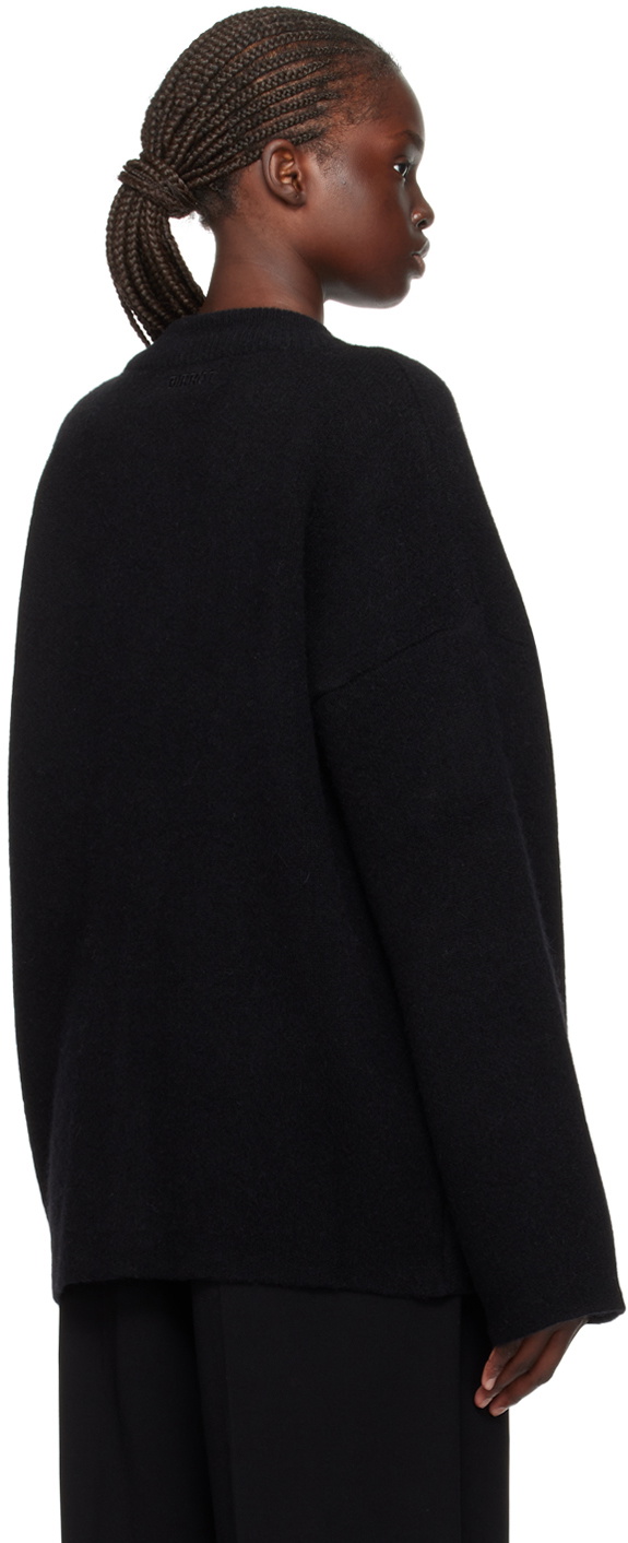 Birrot Black Round Cardigan