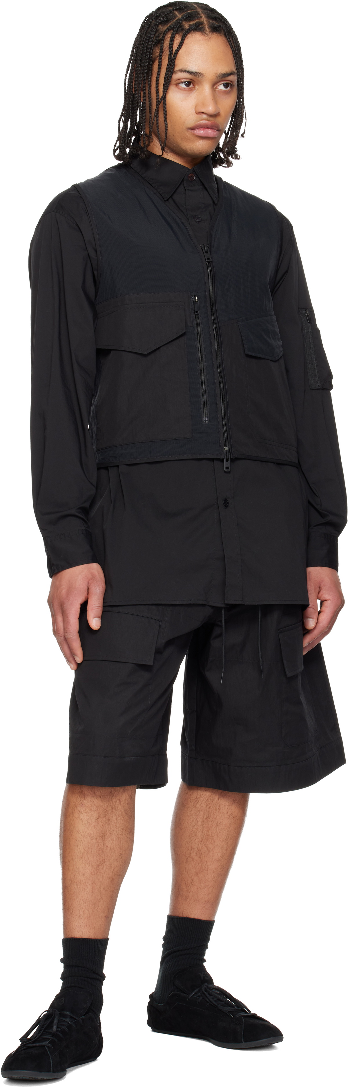 Y-3 Black Tactical Utility Vest