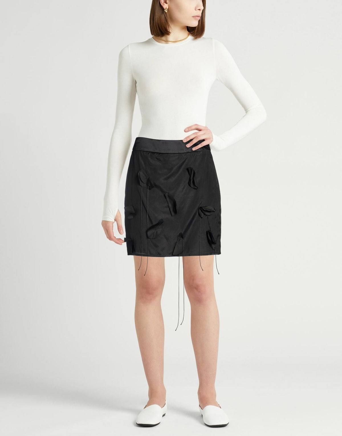 Peserico Womens Mini skirt in Black