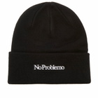 No Problemo Men's Mini Problemo Beanie in Black 