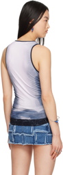 Andersson Bell Blue & White Lisa Tank Top