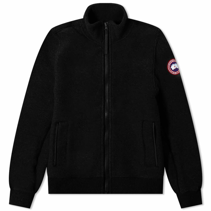 Photo: Canada Goose Men's Lawson Fleece Jacket in Black