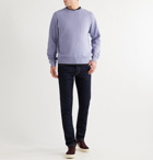 TOM FORD - Fleece-Back Cotton-Jersey Sweatshirt - Purple